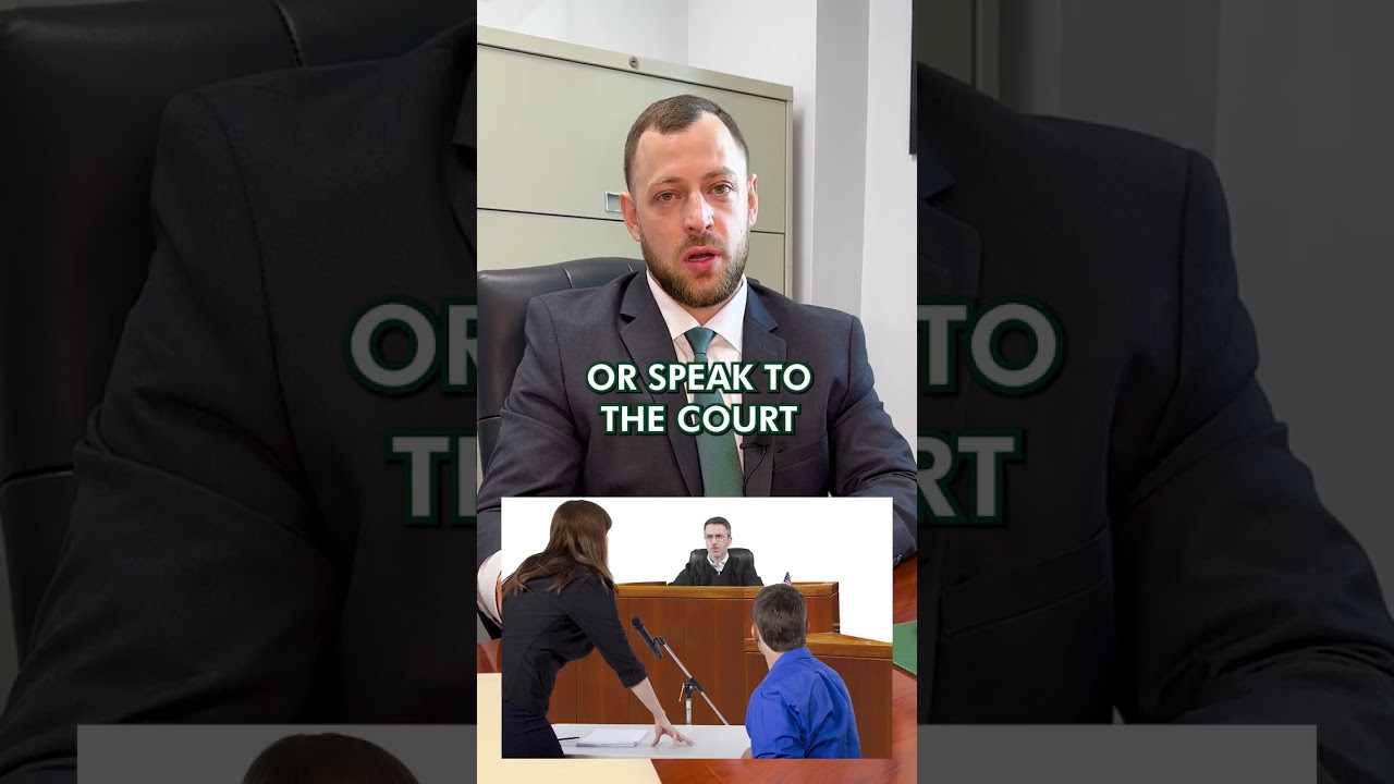 Never do this in a courtroom