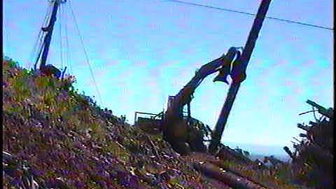 Never before seen high-lead cable logging and helicopter logging episode 1