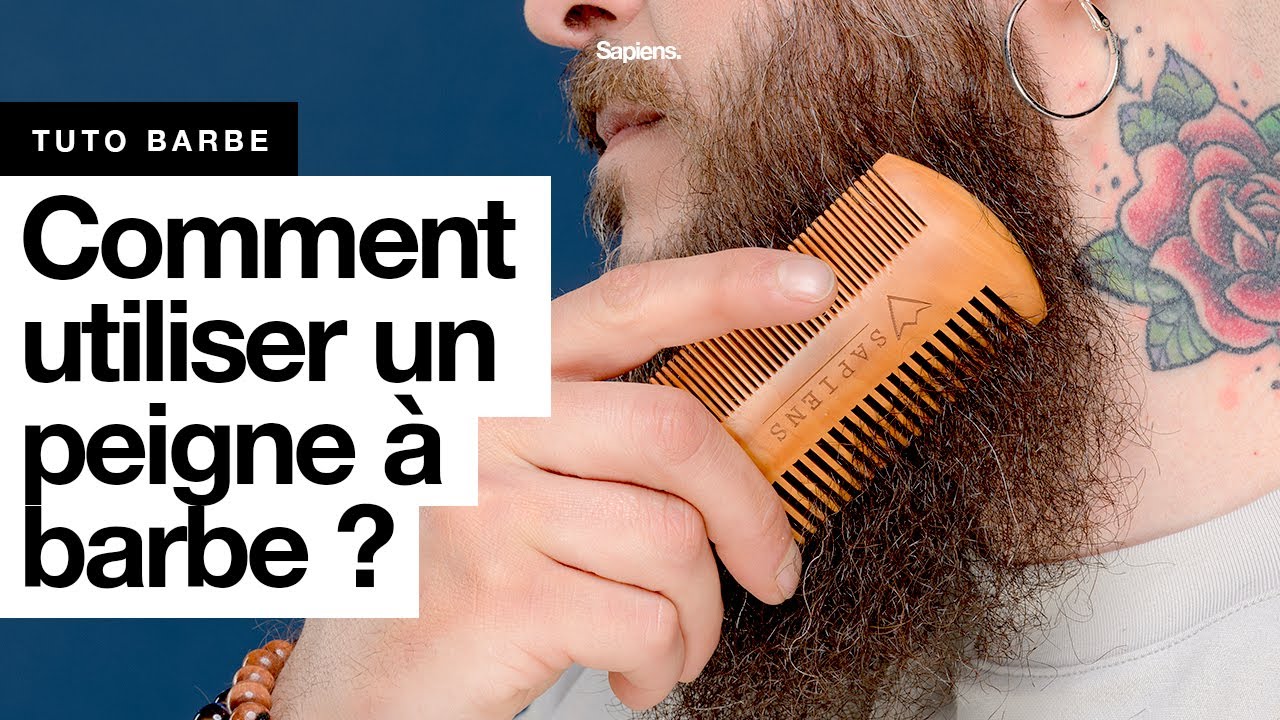 La différence entre une brosse et un peigne à barbe - Sapiens