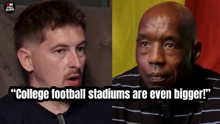 British soccer fans are AMAZED by how big USA’s stadiums are…