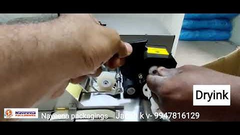 Dryink coding machine Naveena packagings(N-PACK)