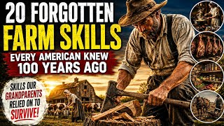 20 "FORGOTTEN" Farm Skills Every American Knew 100 Years Ago