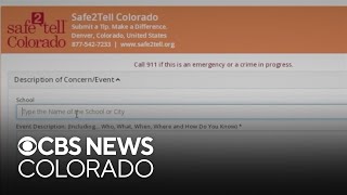 August Safe2Tell Report in Colorado shows concern for school safety