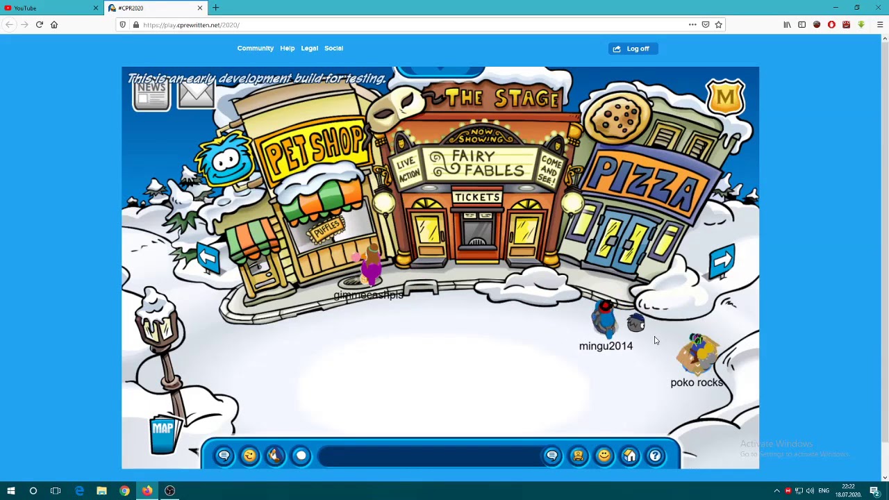 Club penguin rewritten HTML5 testing! Plus a special background!