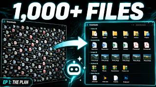 My Downloads Folder Has 1,000+ Files — I'm Building an App to Fix It (Using AI, Not Code) screenshot 3