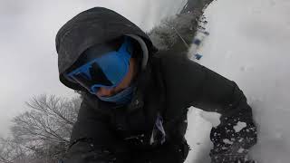 SNOWBOARDING AT PATS PEAK! by Mathew Tavares 588 views 3 years ago 3 minutes, 35 seconds