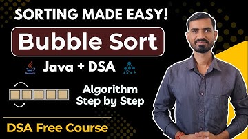 Bubble Sort Algorithm in Java (DSA) | Step-by-Step Code + Time & Space Complexity 💻