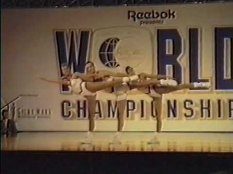 Isabelle Diard, Valerie Graziano, Stephane Barthelemy (France) - 1992 World Aerobic Championship