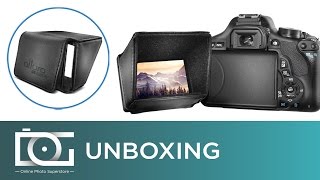 LCD Screen Sun Shield For DSLR Cameras & Camcorders | Altura Photo® | UNBOXING screenshot 2