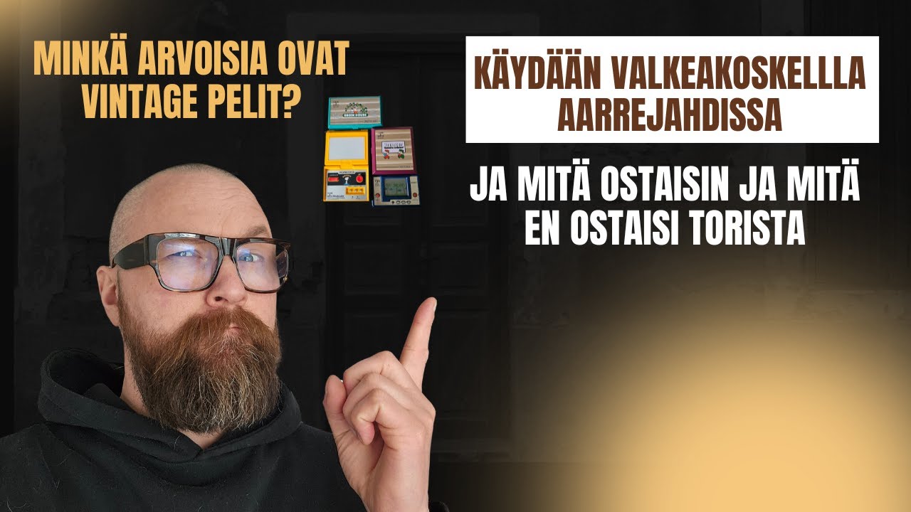 Minkä arvoisia vintage pelit ovat ja mitä ostaisin torista?