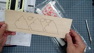 Estes 'Crossfire ISX' model rocket assembly