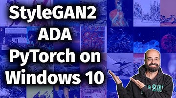 Windows 10, Training a GAN on your Own Images: StyleGAN2 ADA PyTorch