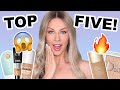 5 NEW FOUNDATIONS I&#39;M OBSESSED WITH!! LONG WEARING, SHINE PROOF &amp; LIGHTWEIGHT!
