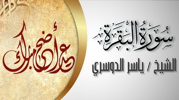أجمل تلاوة راح تسمعها في يوم عرفة للشيخ ياسر الدوسري تلاوة خاشعة ماتيسر من سورة البقرة