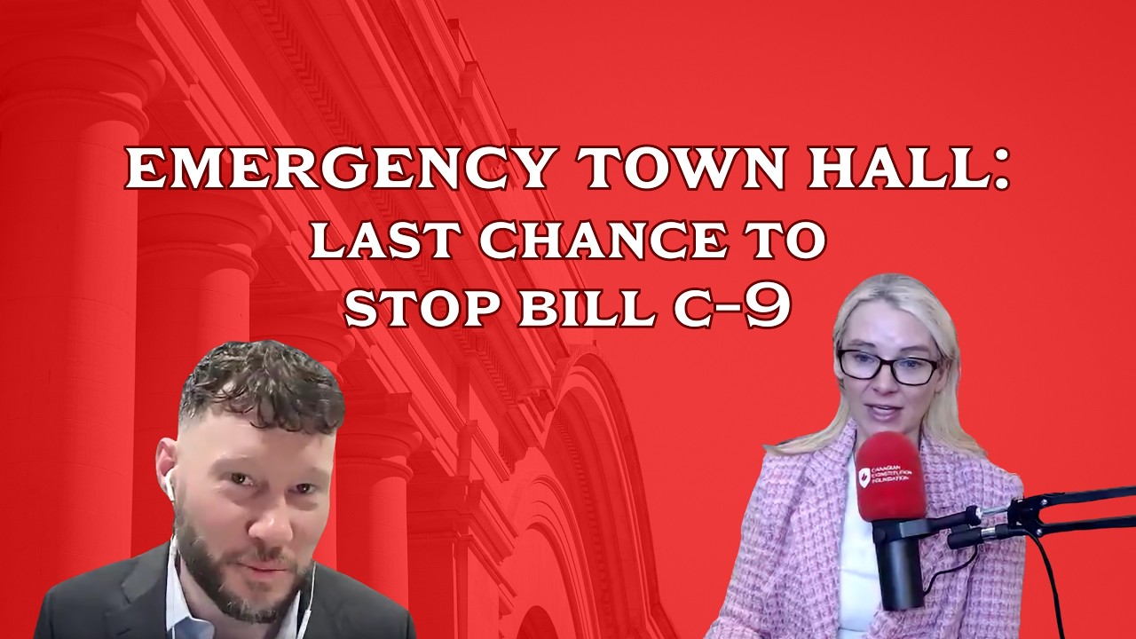 CCF Town Hall: Bill C-9 Moves to Senate - YouTube
