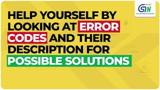 Famous GST Error Code and solution of GST Portal Net Worth