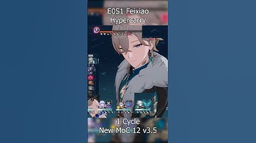E0S1 Feixiao Hypercarry | 1 cycle - New MoC 12 | #honkaistarrail #memoryofchaos #feixiao