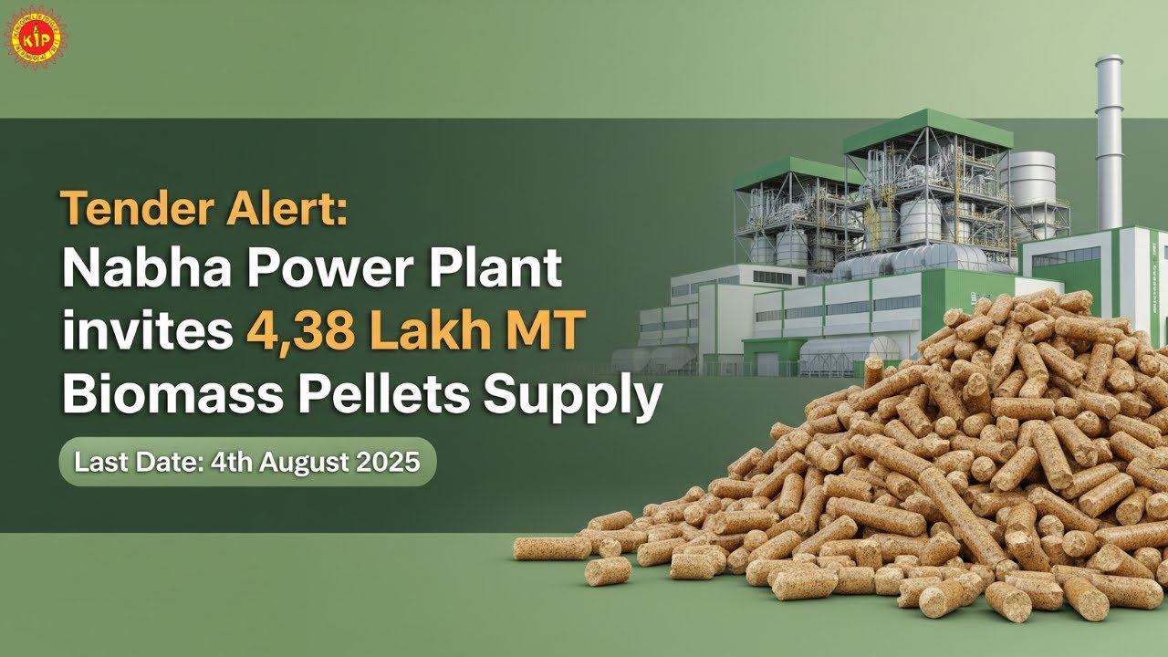 Nabha Power Plant Invites Tender for Biomass Pellets Supply of 4.38 Lakh MT 