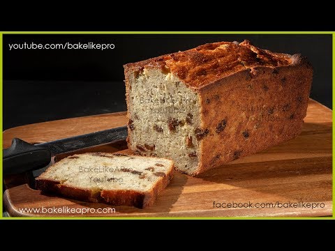 Easy Moist Raisin Banana Bread Recipe