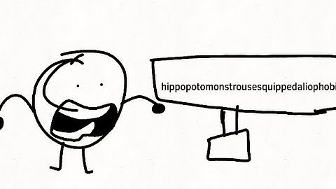 The Long Word Song - music video