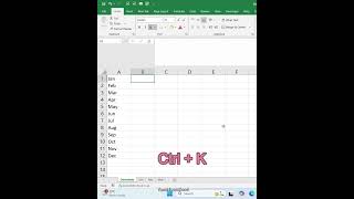 Excel Shortcut Course #29 | Insert & Edit Hyperlink Fast | Ctrl + K