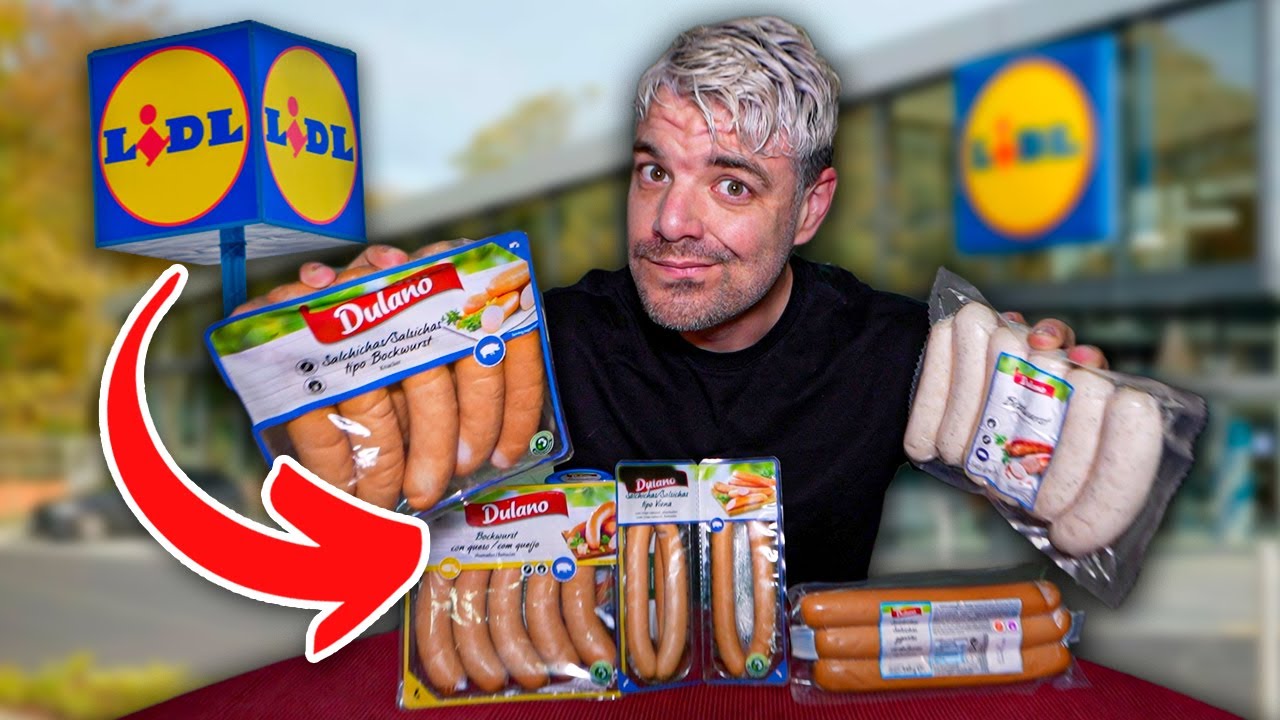 PROBANDO TODAS LAS SALCHICHAS DE LIDL 🌭 *LAS MEJORES de SUPERMERCADO*