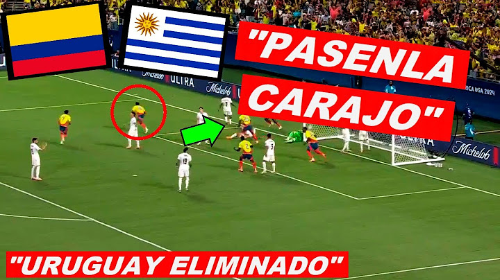 🔴(Relator Uruguayo Destruido Kesman) 🔴Uruguay 0 Colombia 1. Copa America Semifinal