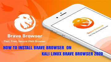How To Install Brave Browser  On Kali Linux | Brave browser 2020
