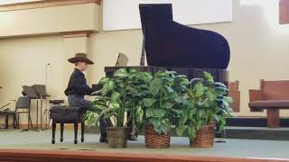 Jack's spring 2018 piano recital