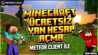BEDAVA MINECRAFT HESABI AÇMA (Meteor Client Yöntemi)