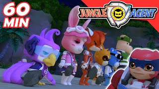 【Jungle Agent Musim 2】Ep13-19 KOMPILASI | Kartun | Robot | Kids Cartoon | Lagu