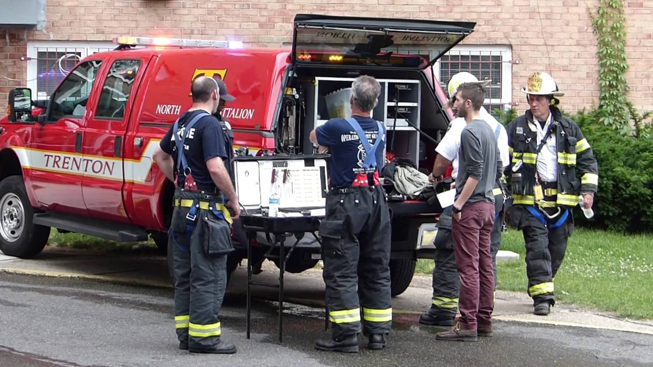 6 16 2016 Trenton 2 Alarm Fire In High Rise, Carteret Arms Apts On West