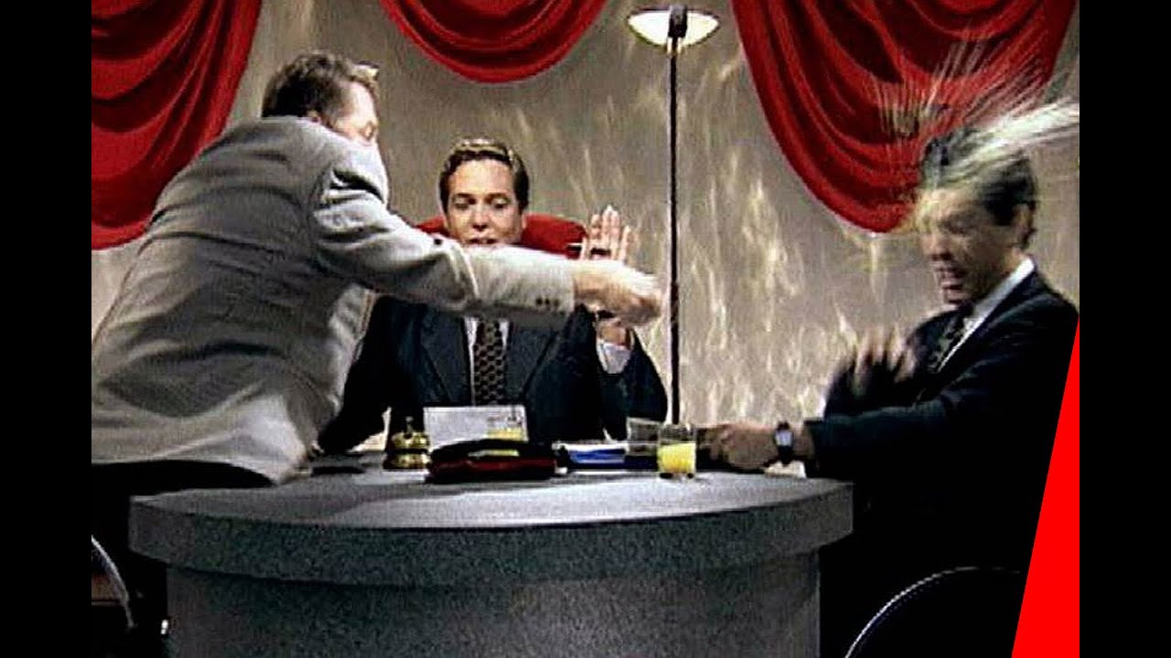 Скандал в эфире Жириновский, Немцов и вылитый