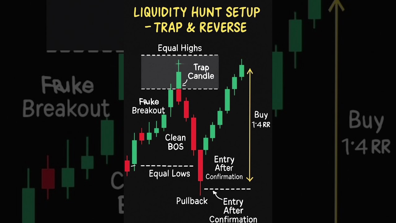 Liquidity Hunt Strategy || Trap & Reverse Chart Strategy 