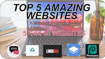 Top 5 amazing Websites || Every computer user must know || Photo Editting