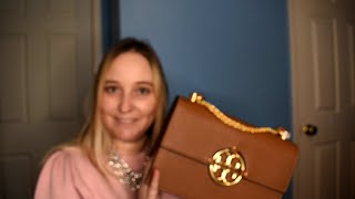 Tory Burch Miller Leather Shoulder Bag unboxing