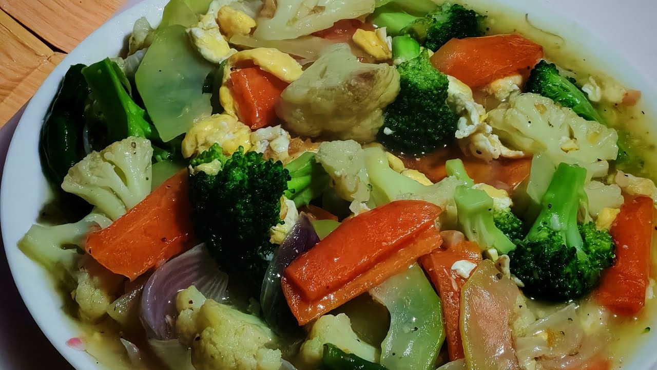 মাত্র চারটা সবজি দিয়ে চাইনিজ ভিজিটেবল 😋