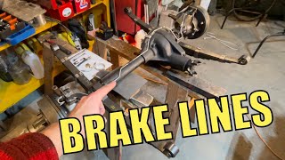 Front Axle (DANA 25) Brake Lines INSTALL | Early Style Master Cylinder (19461948)