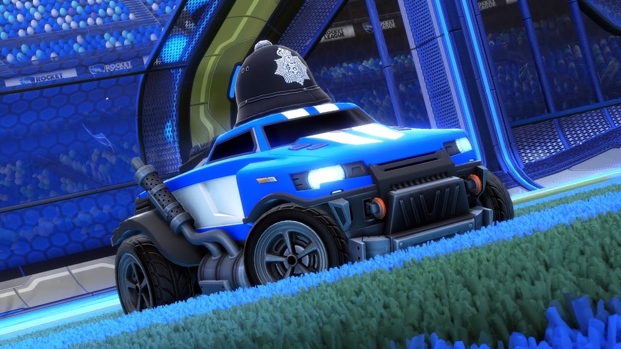 Rocket League ::: Custom Vehicle Themes ::: Emergency (Road Hog)