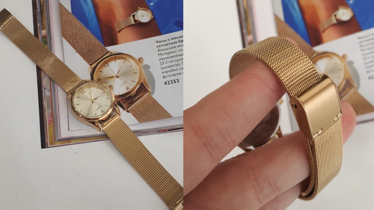 Часы с миланским сетчатым браслетом ORIFLAME Летняя Коллекция 2019 - YouTube