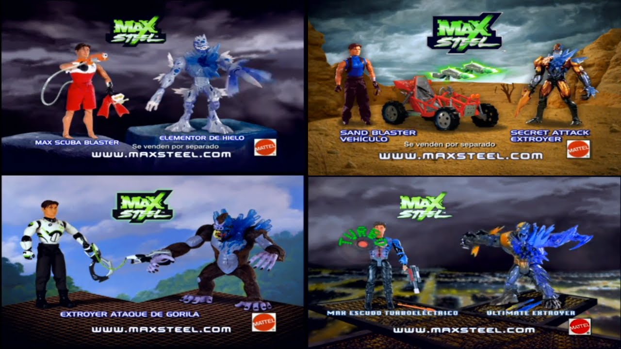 Comercial - Max Steel - Mattel - (2007-2008) - YouTube