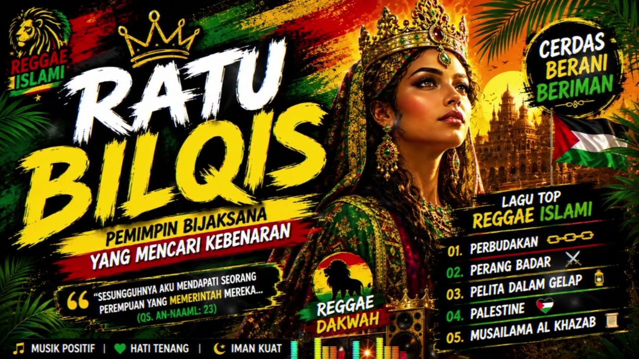 🌙 Ratu Bilqis | TOP 6 Lagu Kisah Islam Paling Menyentuh 2026 | Musik Islami Reggae Penuh Hikmah