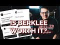 IS BERKLEE WORTH IT?!?! // Q&A on Berklee College of Music image