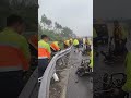 高速道路ガードレールのメンテナンスプロセス