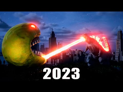 Evolution of Pacman vs Godzilla