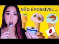 SORVETES DO JAPÃO SÃO MUITO BIZARROS | Déborah Hudz