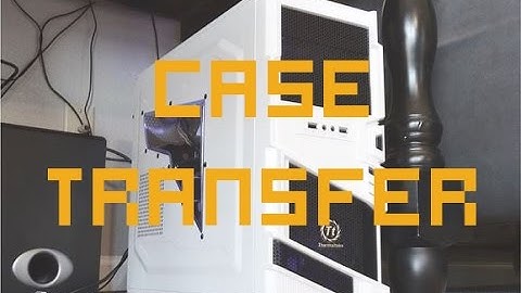 Computer Case Transfer - Thermaltake Commander MS-I Snow Edition