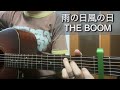 THE BOOM『雨の日風の日』弾き語りカバー