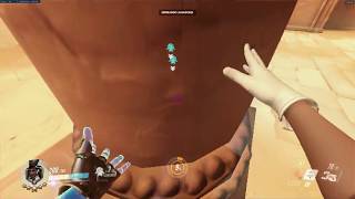 Symmetra's turrets bug in Petra