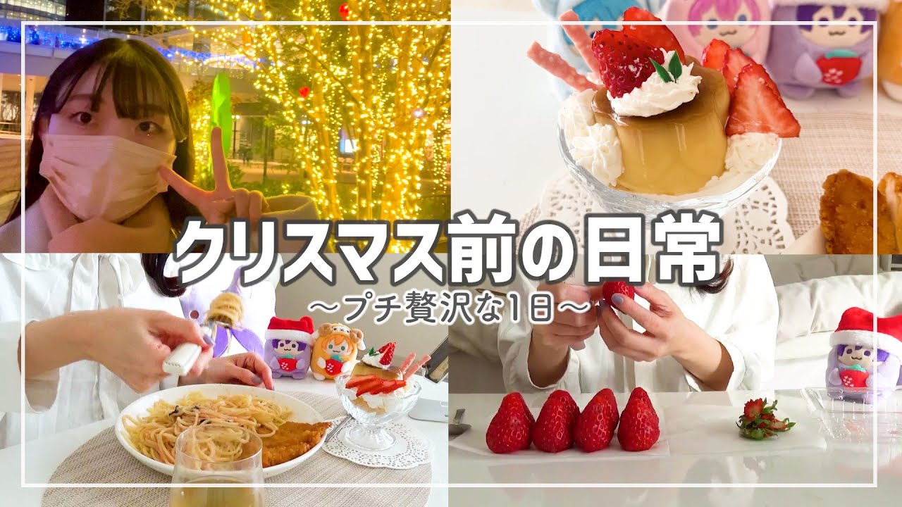 【vlog】クリスマス前のとある1日🎄｜ひとりのプチ贅沢✨